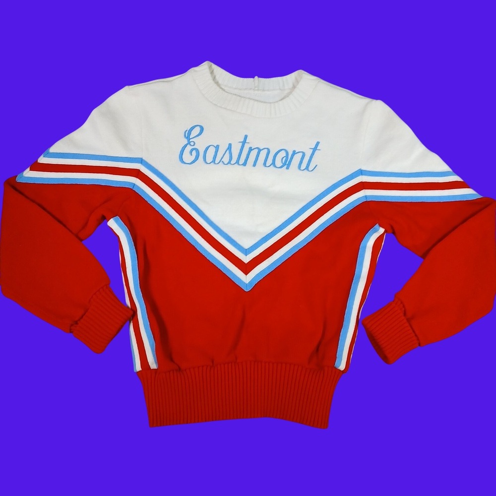 Varsity Spirit Fashions Cheerleader Sweater 38 Eastmont High USA Made